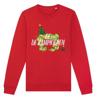 FC De Kampioenen - Red &quot;Logo&quot; Kerst Sweater