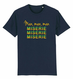 FC De Kampioenen - Navy &quot;Man, Man, Man, Miserie&quot; T-Shirt