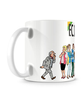 F.C. De Kampioenen - Koffietas &#039;Strip&#039;