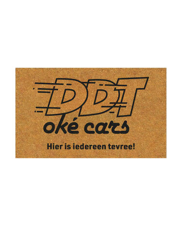 FC De Kampioenen - Deurmat fococo - DDT oké cars, hier is iedereen tevree!