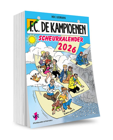 F.C. De Kampioenen -  Scheurkalender 2026