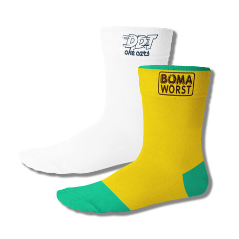 FC De Kampioenen - Sokken bundel "Boma Worst" + "DDT ok&eacute; cars"