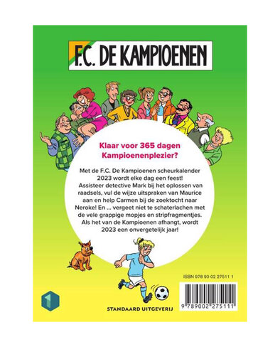 F.C. De Kampioenen - Scheurkalender 2023