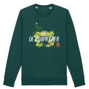 FC De Kampioenen - Heather Snow Glazed Green "Logo" Kerst Sweater